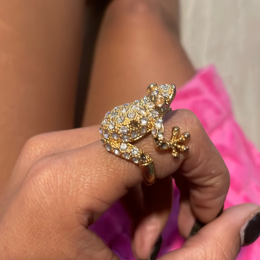 GOLD FROG RING #1